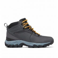 Buty do chodzenia męskie Columbia Newton Ridge Ii Waterproof. Szare buty trekkingowe męskie Columbia, bez wzorów, sportowe, bez obcasa, bez zapięcia. Za 441.99 zł.