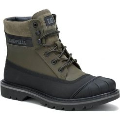 Buty Trapery Męskie Caterpillar Cat Colorado Galosh Waterproof. Zielone buty zimowe męskie CATerpillar, bez wzorów, casualowe, bez obcasa, bez zapięcia. W wyprzedaży za 586.75 zł.