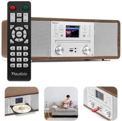 Radioodtwarzacz Avola CD/BT/DAB+/WIFI brązowy Audizio one size. Brązowe radia Audizio. Za 599.00 zł.