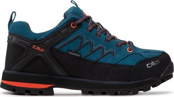 Buty trekkingowe męskie CMP Moon Low niebieskie r. 44. Niebieskie buty trekkingowe męskie CMP, bez wzorów, bez zapięcia. Za 396.90 zł.