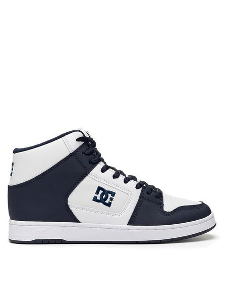 DC Sneakersy MANTECA 4 HI ADYS100743-WNY Biały. Białe buty sportowe na co dzień męskie DC, m, bez wzorów, ze skóry, bez ramiączek, bez kaptura. Za 299.99 zł.