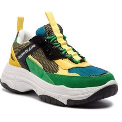 Sneakersy CALVIN KLEIN JEANS - Marvin S0592 Black/Green/Lemon. Buty sportowe na co dzień męskie marki Calvin Klein Jeans. W wyprzedaży za 619.00 zł.