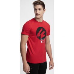 T-shirt męski TSM285 - czerwony. T-shirty męskie 4f. W wyprzedaży za 29.99 zł.
