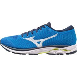 Mizuno WAVE RIDER Obuwie do biegania treningowe brilliant blue/white/safety yellow. Buty do biegania męskie marki New Balance. W wyprzedaży za 401.40 zł.