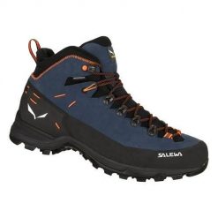 Buty trekkingowe męskie Salewa Alp Mate Winter Mid Wp. Niebieskie buty trekkingowe męskie Salewa, na zimę, bez wzorów, z materiału, za kostkę, bez zapięcia. Za 1,036.00 zł.