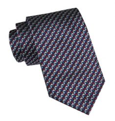 Męski Krawat - Angelo di Monti - Drobny Wzór Geometryczny. Krawaty i muchy męskie Angelo di Monti, bez wzorów, z tkaniny, eleganckie. Za 45.00 zł.