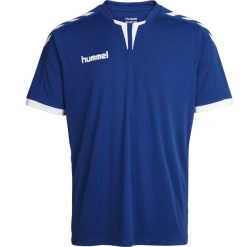 Koszulka sportowa HUMMEL core SS poly wielokolorowa. Niebieskie t-shirty sportowe męskie HUMMEL, xl, bez wzorów, sportowe, bez ramiączek. Za 37.00 zł.