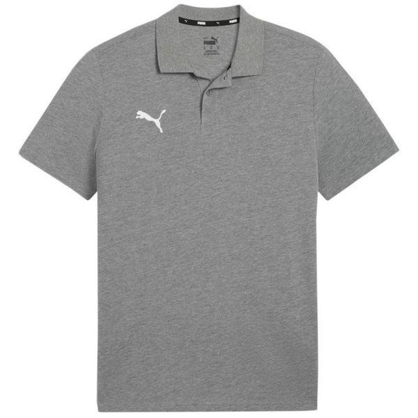Koszulka Polo Męska Team Goal. Szare koszulki polo męskie Puma, l, bez wzorów, bez kołnierzyka, bez ramiączek. Za 150.99 zł.