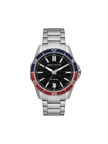 Armani Exchange Zegarek Horloge AX1955 Srebrny. Szare, analogowe zegarki męskie Armani Exchange, srebrne. Za 669.99 zł.