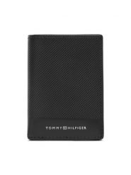 Tommy Hilfiger Portfel Th Foundation Bifold AM0AM13511 Czarny. Czarne portfele męskie Tommy Hilfiger, bez wzorów, ze skóry. Za 279.99 zł.