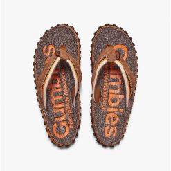 Japonki GUMBIES CAIRNS FLIP-FLOPS UNISEX. Brązowe klapki i japonki męskie Gumbies, bez wzorów. Za 99.99 zł.