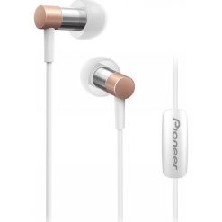 Słuchawki dokanałowe PIONEER SE-CH3T-P Biało-różowy. Białe słuchawki douszne PIONEER. Za 136.99 zł.