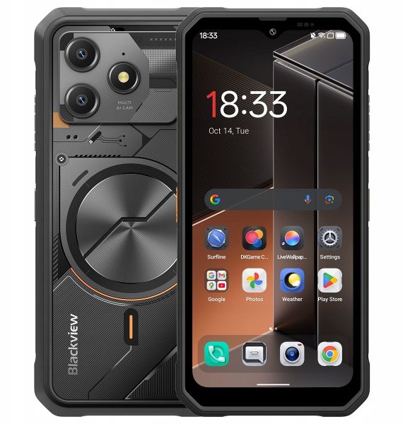 Smartfon Blackview MOBILE PHONE FORT 100/8/128GB BLACK BLACKVIEW. Czarne smartfony Blackview. Za 654.04 zł.