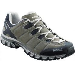 Buty turystyczne męskie Meindl Vegas. Szare buty trekkingowe męskie Meindl, bez wzorów, sportowe, bez obcasa, bez zapięcia. Za 799.00 zł.