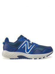 New Balance Buty do biegania T410 MT410CH8 Niebieski. Niebieskie buty do biegania męskie New Balance, bez wzorów, ze skóry, bez zapięcia, do biegania. Za 319.99 zł.