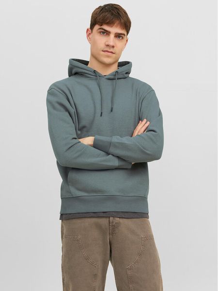 Jack & Jones Bluza 12208157 Szary Relaxed Fit. Szare bluzy nierozpinane męskie Jack & Jones, m, bez wzorów, z syntetyku, bez ramiączek, bez kaptura. Za 129.99 zł.