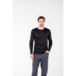 Koszulka termoaktywna męska Woolona Eris z długim rękawem 100% Merino. Czarne bielizna termoaktywna męska WOOLONA, m, bez wzorów, z wełny, bez ramiączek. W wyprzedaży za 288.00 zł.