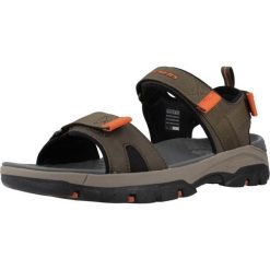 Sandały Skechers Model Tresmen - Ryer Kolor Zielony. Zielone buty zimowe męskie Skechers, bez wzorów, z materiału, sportowe, bez obcasa, bez zapięcia. W wyprzedaży za 226.30 zł.
