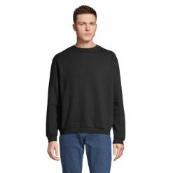 Męska Bluza Z Okrągłym Dekoltem Spider. Czarne bluzy nierozpinane męskie SOL'S, l, bez wzorów, bez ramiączek, bez kaptura. Za 69.99 zł.