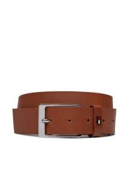 Tommy Hilfiger Pasek Męski Layton Leather 3.5 AM0AM10316 Brązowy. Brązowe paski męskie Tommy Hilfiger, bez wzorów, ze skóry. Za 169.99 zł.