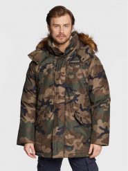 Napapijri Kurtka zimowa Epoch NP0A4GM9 Zielony Regular Fit. Zielone kurtki męskie Napapijri, na zimę, l, bez wzorów, z syntetyku, bez ramiączek, bez kaptura. Za 1,259.00 zł.