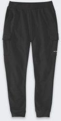 Spodnie Dresowe Carhartt Force Sweatpants BLACK. Czarne długie spodnie sportowe męskie Carhartt, bez wzorów, z dresówki. Za 303.91 zł.