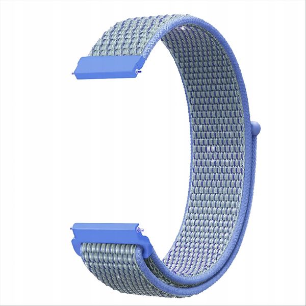 Garett blue nylon strap for Kids Tech smartwatch 22 mm velcro 5904238485552. Niebieskie zegarki smartwatch GARETT. Za 69.88 zł.