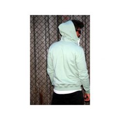 BLUZA HOODIE SIMPLE UNISEX BRUDNA MIĘTA. Zielone bluzy nierozpinane męskie Button, s, bez wzorów, bez ramiączek, bez kaptura. Za 399.00 zł.