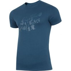 T-shirt męski TSM004 - granat. T-shirty męskie marki 4f. Za 39.99 zł.