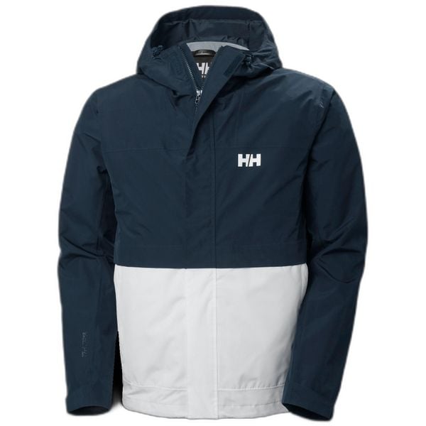 Kurtka wodoodporna Helly Hansen Flex. Niebieskie kurtki męskie Helly Hansen, m, bez wzorów, bez ramiączek, bez kaptura. Za 665.00 zł.