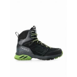 Buty turystyczne męskie AKU Reactive GTX. Szare buty trekkingowe męskie Aku, bez wzorów, bez zapięcia, trekkingowe. Za 717.99 zł.