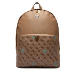 Torba na laptopa Guess. Brązowe torby na laptopa męskie Guess, z aplikacjami, małe. Za 499.99 zł.