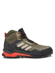 Adidas Trekkingi Terrex AX4 Mid GORE-TEX IG8853 Zielony. Zielone buty trekkingowe męskie ADIDAS, bez wzorów, z gore-texu, bez zapięcia, trekkingowe, gore-tex. Za 699.99 zł.