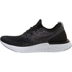 Nike Performance EPIC REACT FLYKNIT Obuwie do biegania treningowe black/dark grey/pure platinum. Buty do biegania męskie marki Nike Performance. Za 499.00 zł.