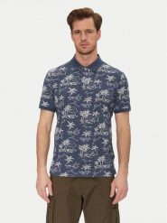 Gant Polo 2014058 Granatowy Regular Fit. Niebieskie koszulki polo męskie Gant, m, bez wzorów, z bawełny, bez kołnierzyka, bez ramiączek. Za 349.99 zł.