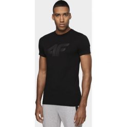 T-Shirt męski TSM301 - głęboka czerń. T-shirty męskie 4f. Za 49.99 zł.