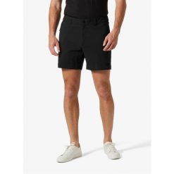 Spodenki turystyczne męskie Helly Hansen Move QD 6" Shorts. Czarne szorty sportowe męskie Helly Hansen, bez wzorów, sportowe. Za 188.99 zł.