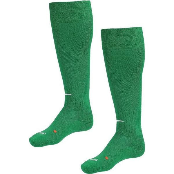 Getry do piłki nożnej Nike Classic II Cush OTC. Zielone legginsy męskie Nike, m, bez wzorów, do piłki nożnej. Za 35.99 zł.