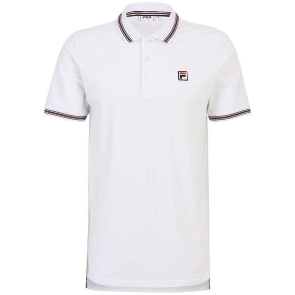 Męska Koszulka Polo Lubbeek. Białe koszulki polo męskie Fila, m, bez wzorów, bez kołnierzyka, bez ramiączek. Za 243.99 zł.