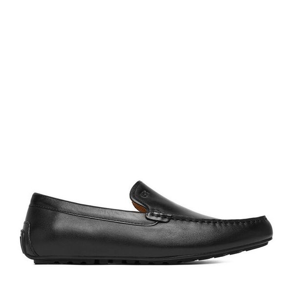 Mokasyny GINO ROSSI. Czarne mokasyny męskie Gino Rossi, bez zapięcia. Za 299.99 zł.