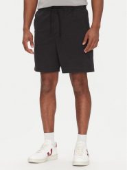 Gap Szorty materiałowe 723683-02 Czarny Regular Fit. Czarne szorty męskie GAP, bez wzorów, z bawełny. Za 109.99 zł.