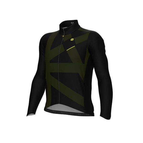 Bluza rowerowa męska Alé Cycling Solid Direction. Zielone bluzy nierozpinane męskie ALÉ CYCLING, m, bez wzorów, bez ramiączek, bez kaptura. Za 599.99 zł.