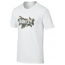 Oakley 100 Ctn Surf Logo Art White L. T-shirty sportowe męskie marki Oakley. W wyprzedaży za 99.00 zł.