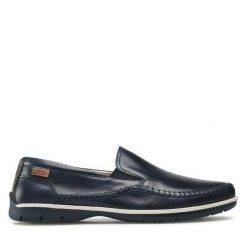 Półbuty Pikolinos. Niebieskie codzienne półbuty męskie Pikolinos, bez wzorów, bez obcasa, bez zapięcia. Za 349.99 zł.