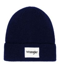 WRANGLER MĘSKA CZAPKA ZIMOWA WRANGLER RIB BEANIE NAVY 112344053. Niebieskie czapki męskie Wrangler, na zimę, bez wzorów. Za 89.99 zł.