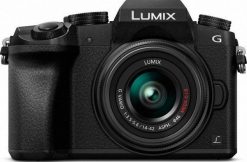 Aparat Panasonic Lumix DMC-G7 + 14-42 mm (DMC-G7KEG-K). Bezlusterkowce PANASONIC. Za 2,476.17 zł.