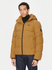 Calvin Klein Kurtka zimowa Crinkle K10K110336 Brązowy Regular Fit. Brązowe kurtki męskie Calvin Klein, na zimę, m, bez wzorów, z syntetyku, bez ramiączek, bez kaptura. Za 1,049.00 zł.