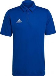 Adidas Koszulka adidas ENTRADA 22 Polo HG6285 HG6285 niebieski L. Niebieskie koszulki polo męskie ADIDAS, l, bez wzorów, bez kołnierzyka, bez ramiączek. Za 67.18 zł.