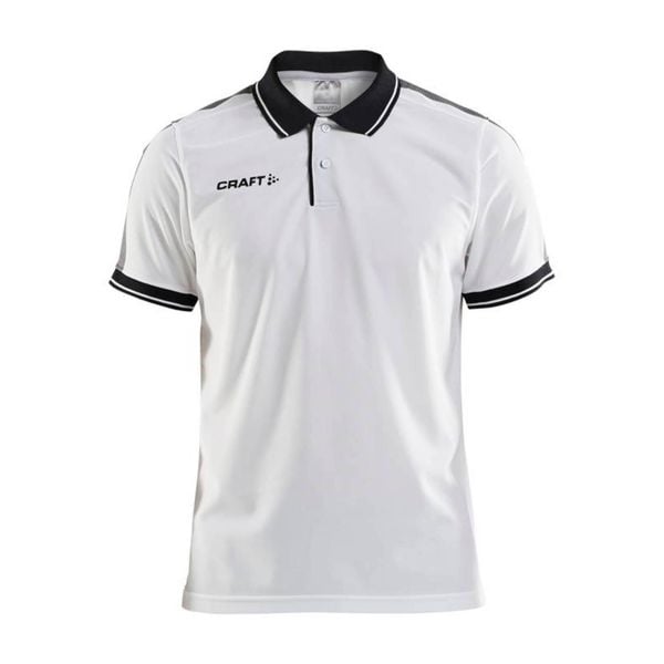 Polo Craft pro control. Białe koszulki polo męskie Craft, m, bez wzorów, z poliesteru, eleganckie, bez kołnierzyka, bez ramiączek. Za 201.00 zł.
