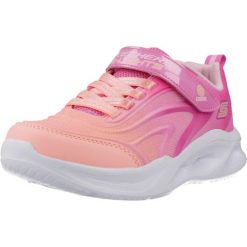 Buty SKECHERS SOLA GLOW Rose. Czerwone buty trekkingowe męskie Skechers, bez wzorów, z syntetyku, bez zapięcia, trekkingowe, skechers sport. Za 216.99 zł.